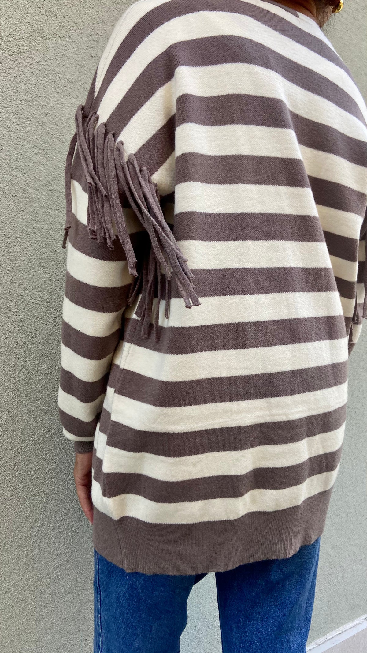 CARDIGAN FRANGIA RIGA FANGO