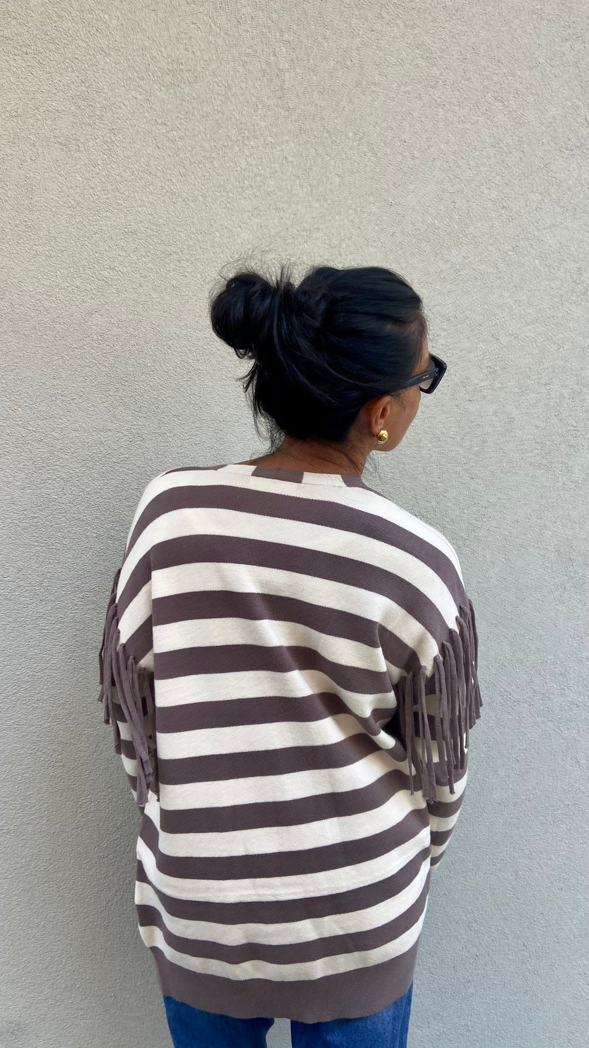 CARDIGAN FRANGIA RIGA FANGO