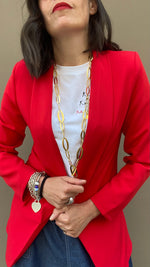 BLAZER TESSA ROSSO