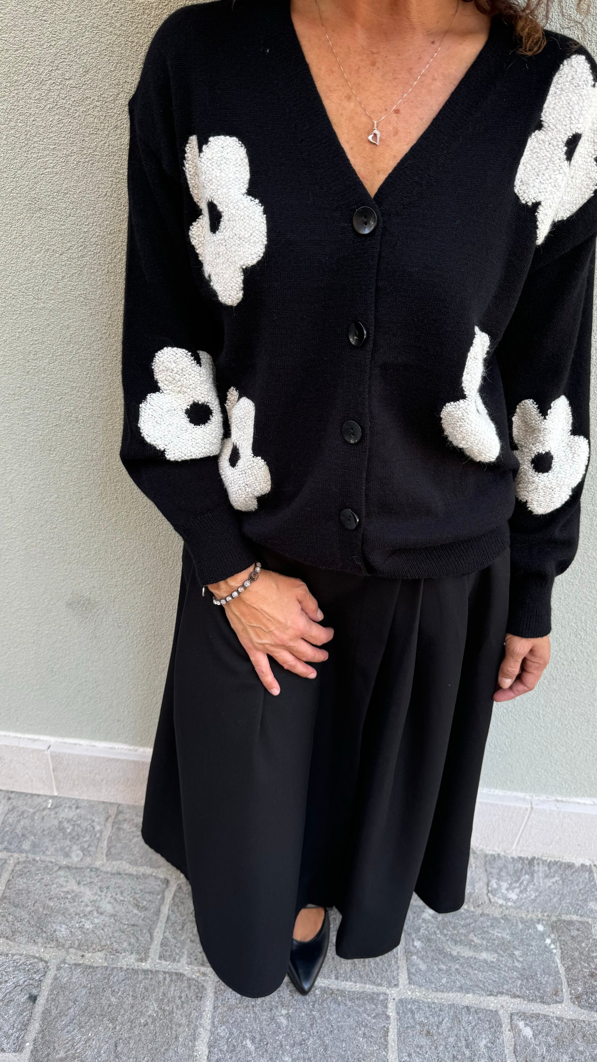 CARDIGAN FIORENERO
