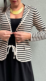 GIACCA IN MAGLIA A RIGHE