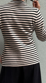 GIACCA IN MAGLIA A RIGHE