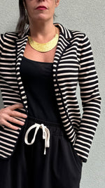 GIACCA IN MAGLIA A RIGHE