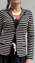 GIACCA IN MAGLIA A RIGHE