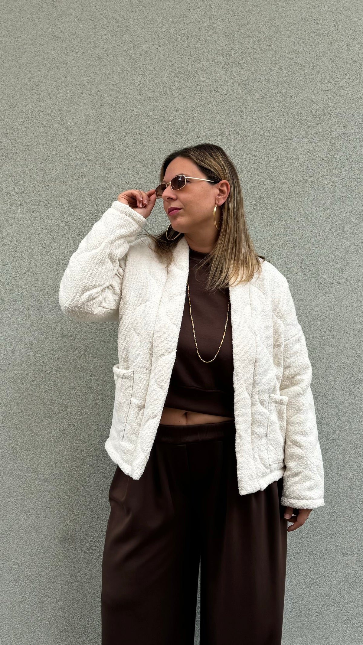 GIACCA IMBOTTITA BOUCLE'