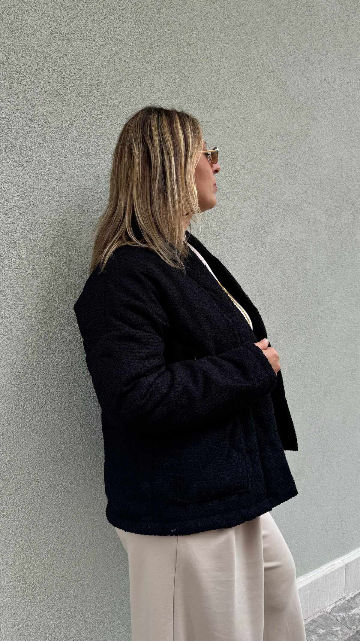 GIACCA IMBOTTITA BOUCLE'