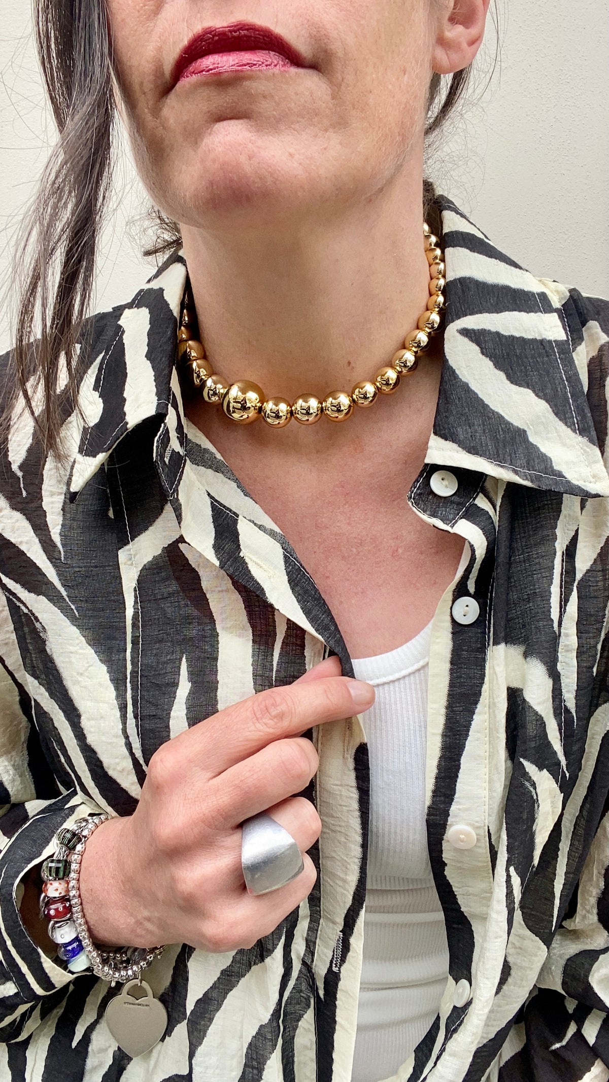 COLLANA GIROCOLLO SFERE