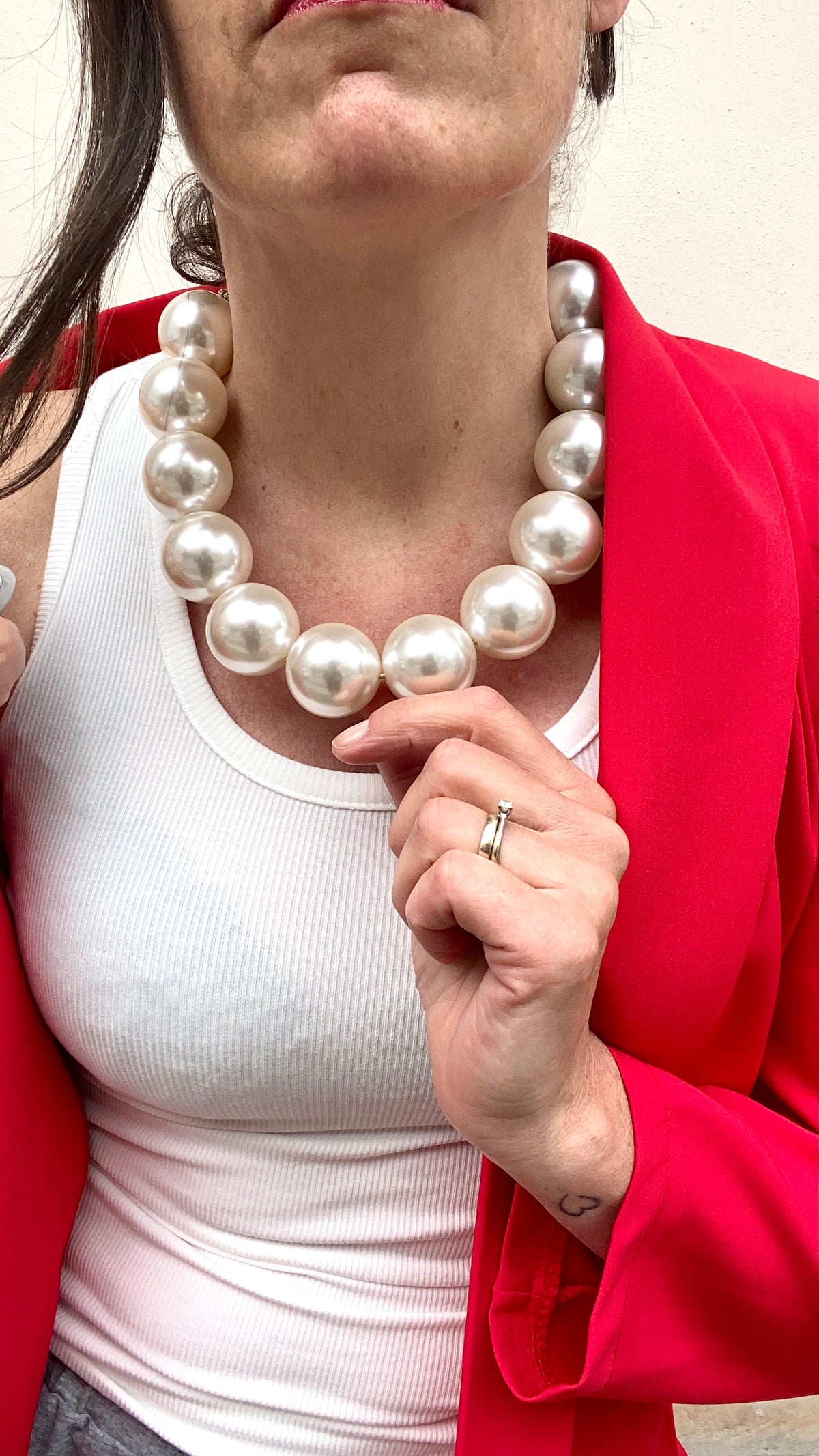 COLLANA MAXI PERLE