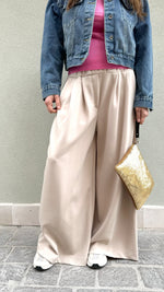 PANTALONE A FARFALLA BEIGE