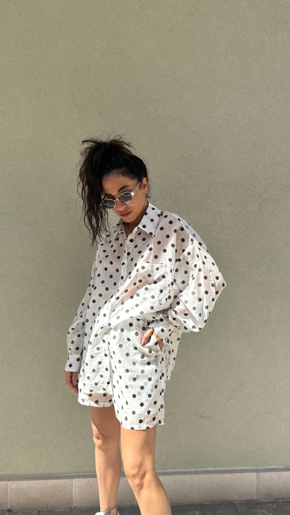 SET A POIS BIANCO