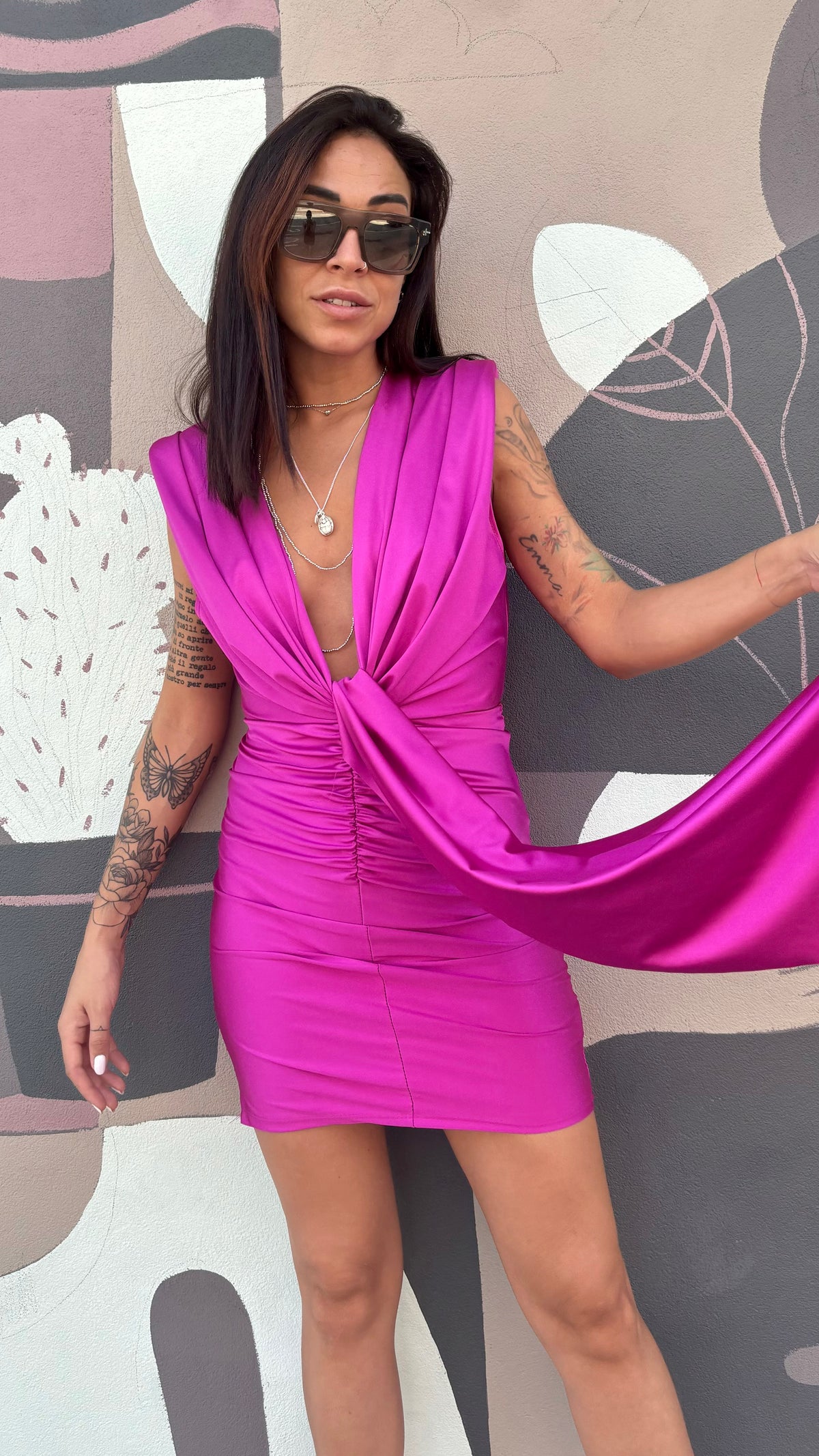 ABITO ILARY FUCSIA