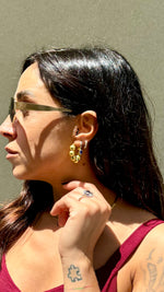 ORECCHINO CERCHIO SETTE SFERE