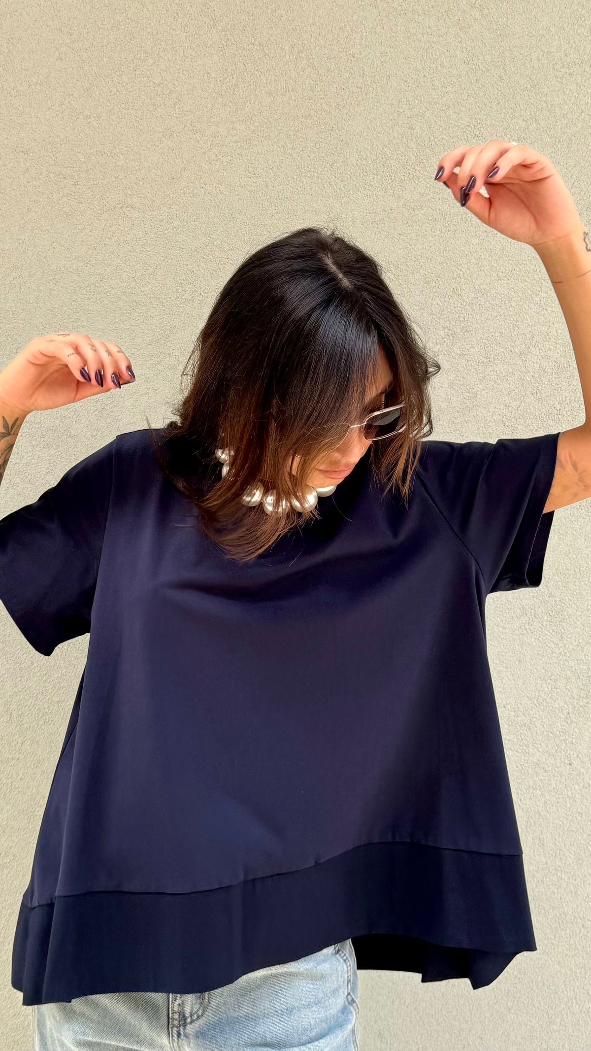 T-SHIRT TESSA BLU