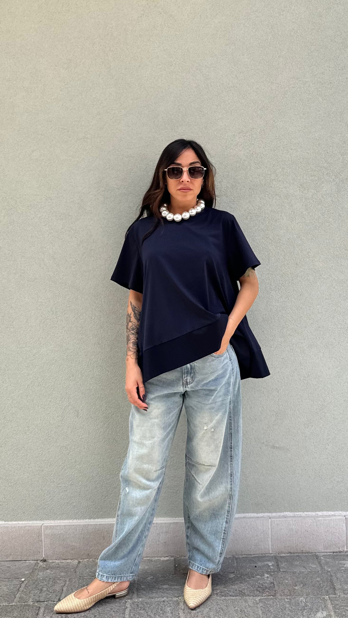 T-SHIRT TESSA BLU