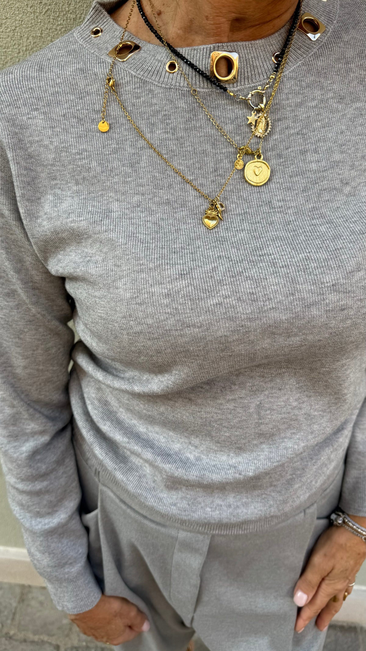 MAGLIA GIOIA GRIGIA