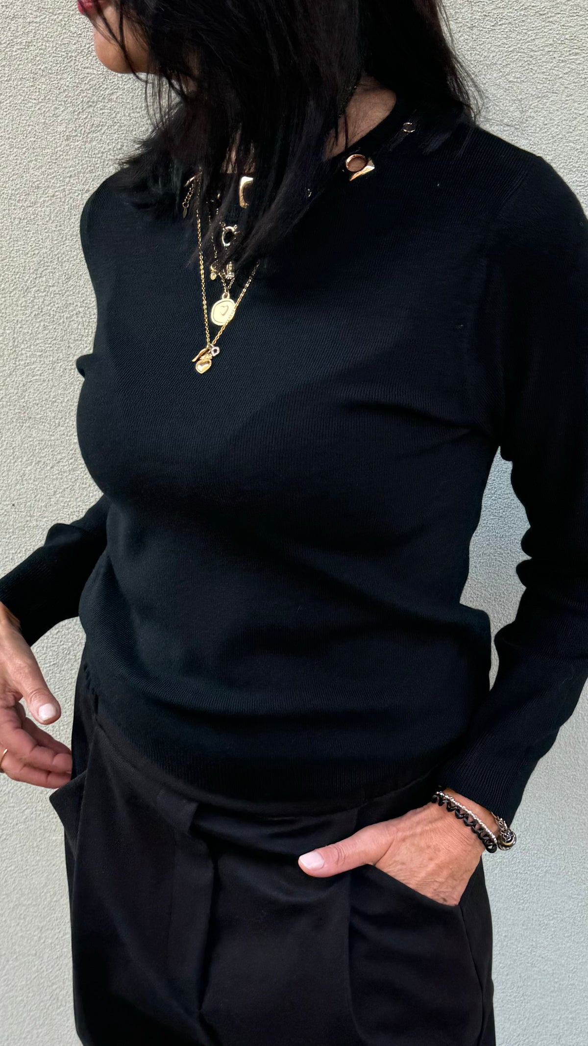 MAGLIA GIOIA NERA
