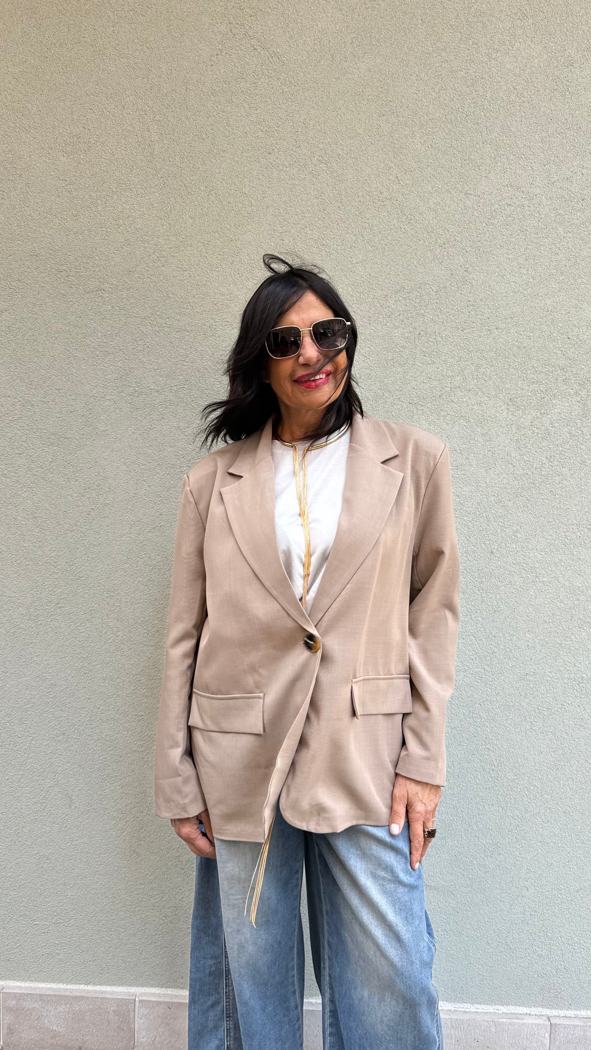 BLAZER GLORIA SABBIA
