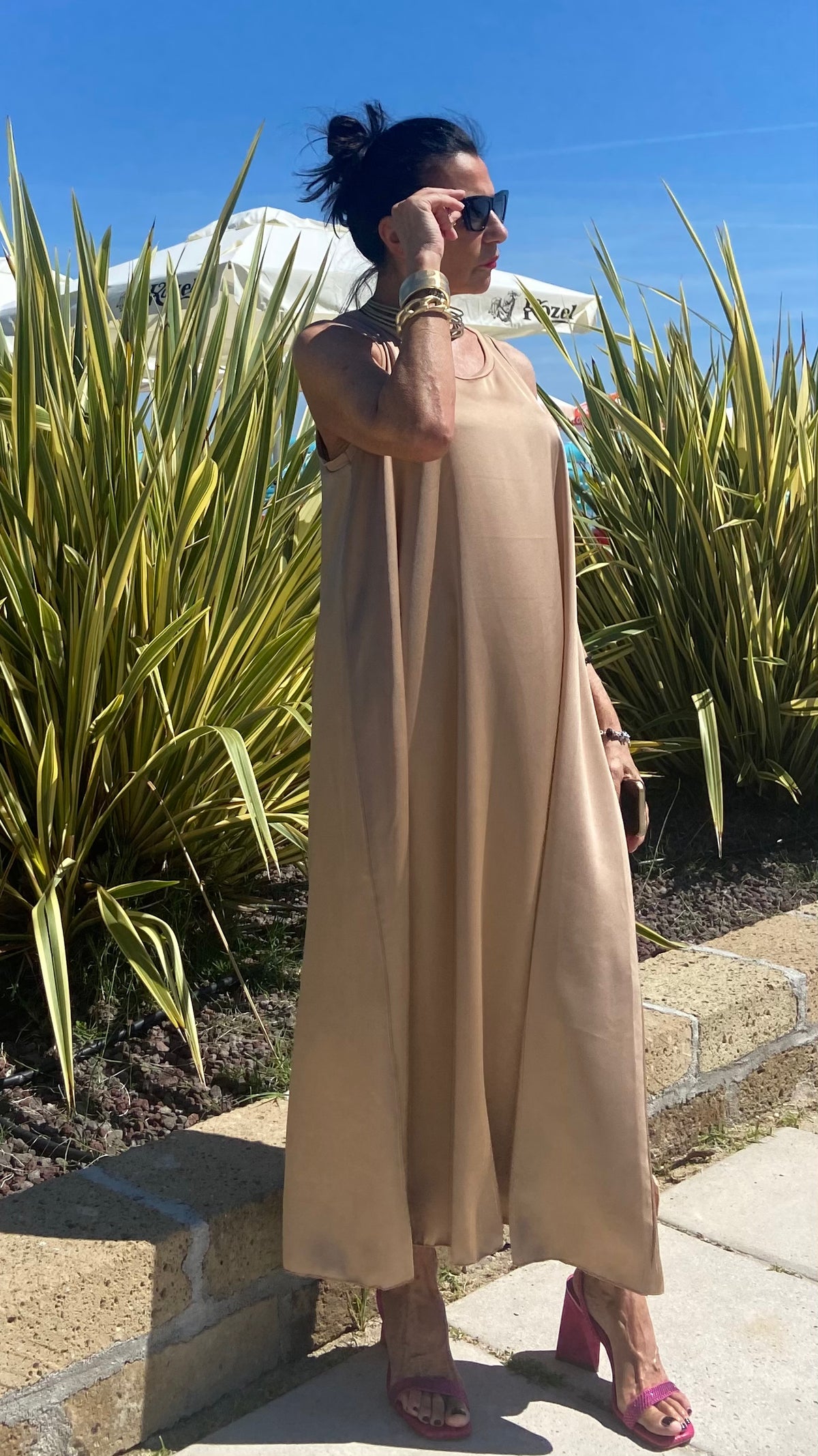 ABITO SATIN ORO