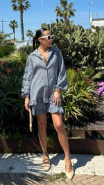 COORDINATO VICHY BLU