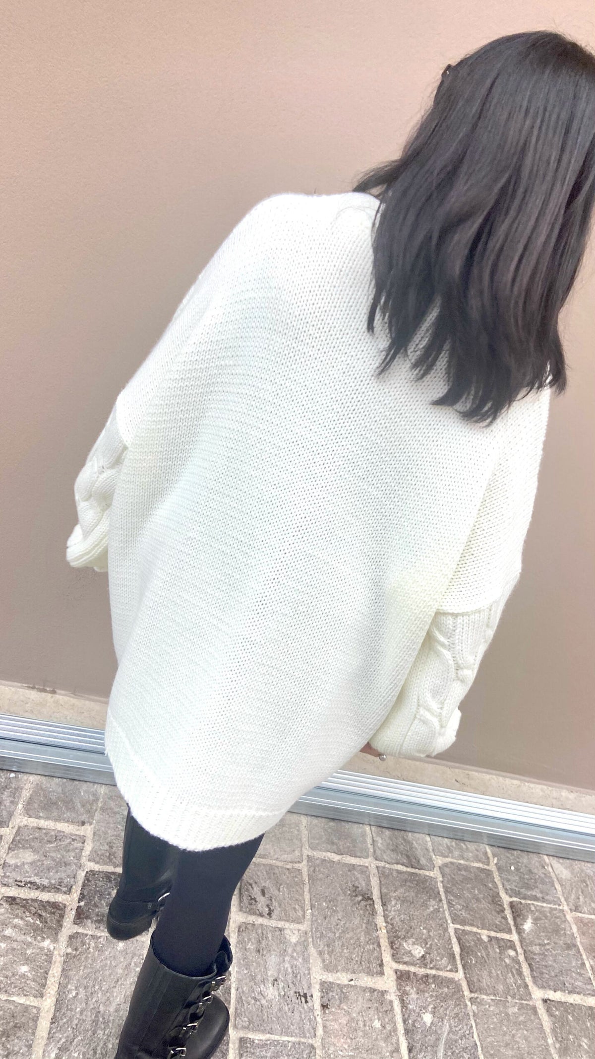 MAXI PULL TRECCIA