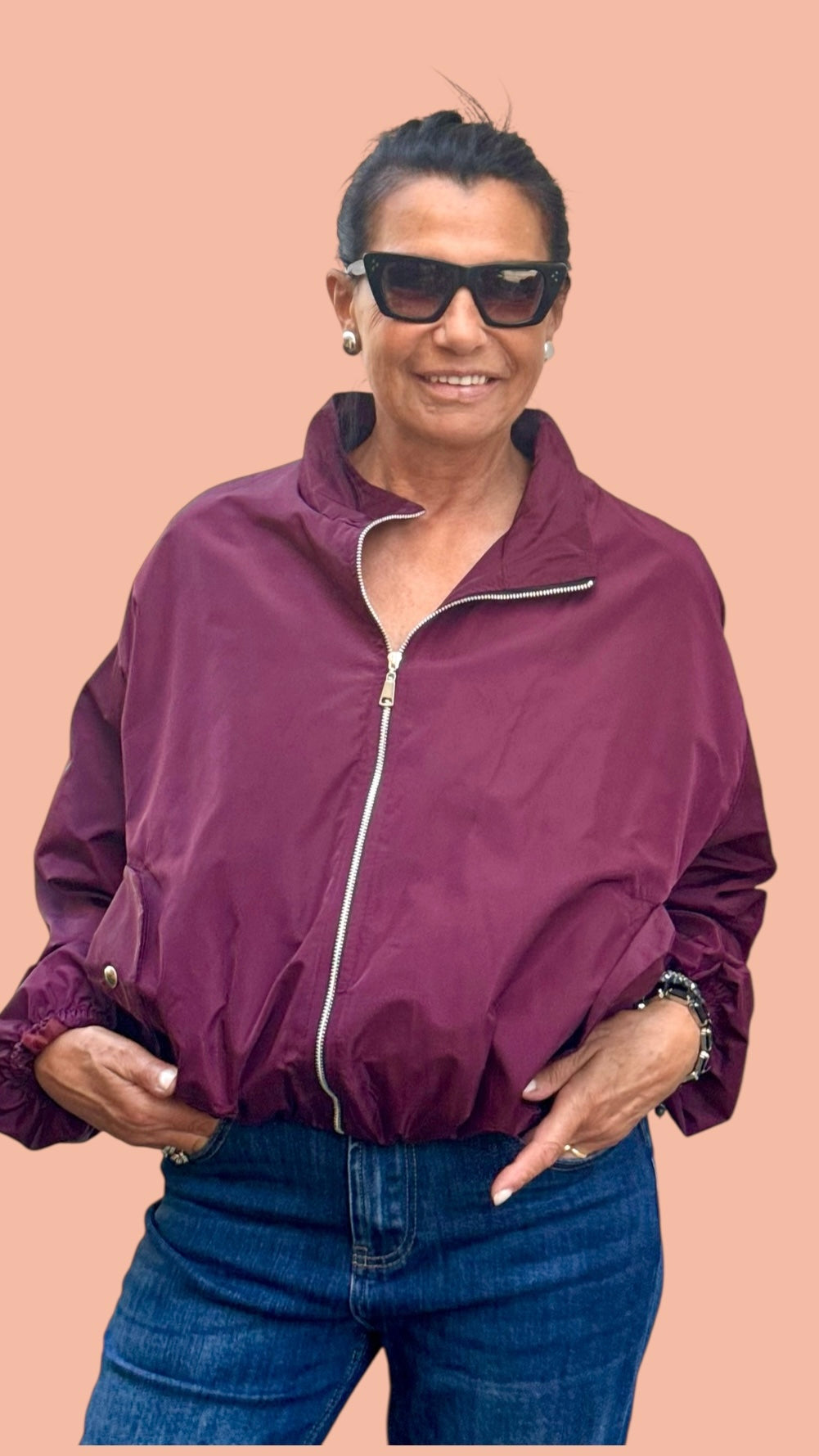 BOMBER BORDEAUX