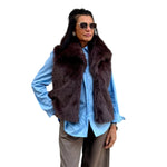 ECOPELLICCIA SMANICATA CIOCCOLATO