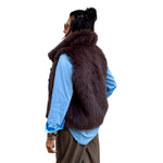 ECOPELLICCIA SMANICATA CIOCCOLATO