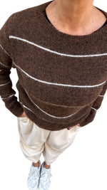 PULL RIGA CIOCCOLATO