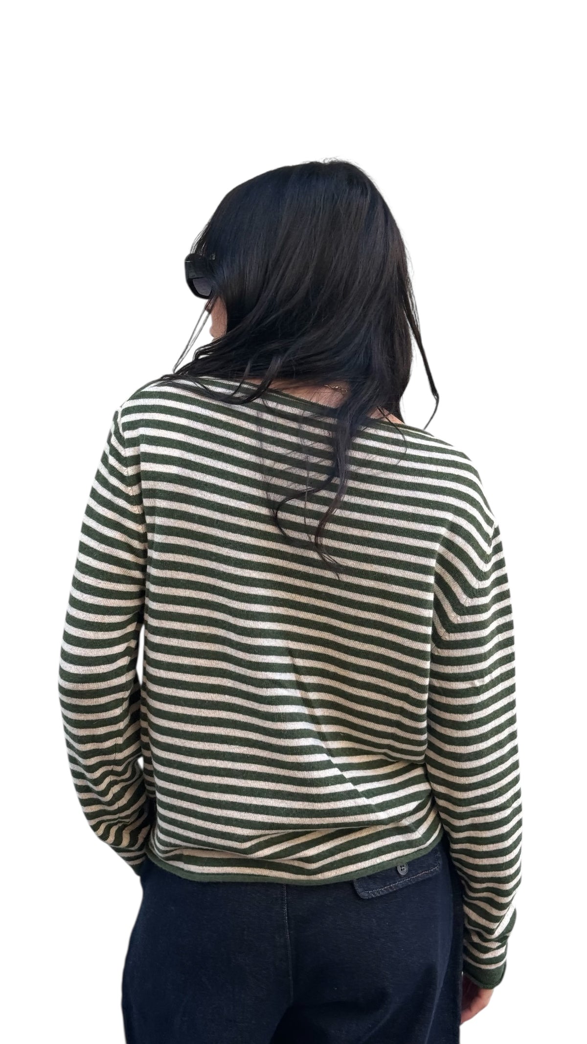 PULL IN CASHMERE RIGA VERDE