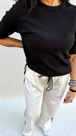 PULL MANICA 3/4 NERA