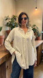 CAMICIA A TRAPEZIO RIGA CREMA