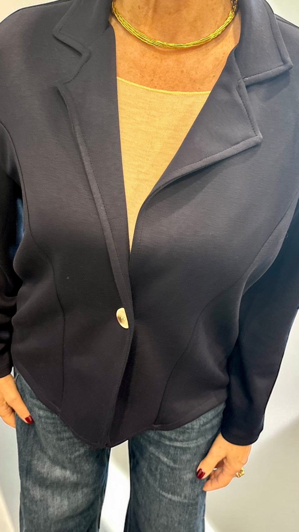BLAZER COTONE SOFT BLU