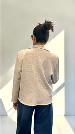 BLAZER COTONE SOFT GRIGIA
