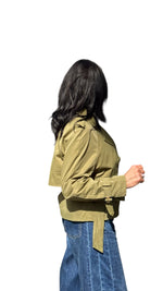 TRENCH VERA VERDE MILITARE MIS M