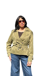 TRENCH VERA VERDE MILITARE MIS M