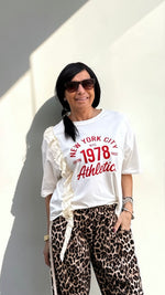 T-SHIRT SCRITTA E ROUGE