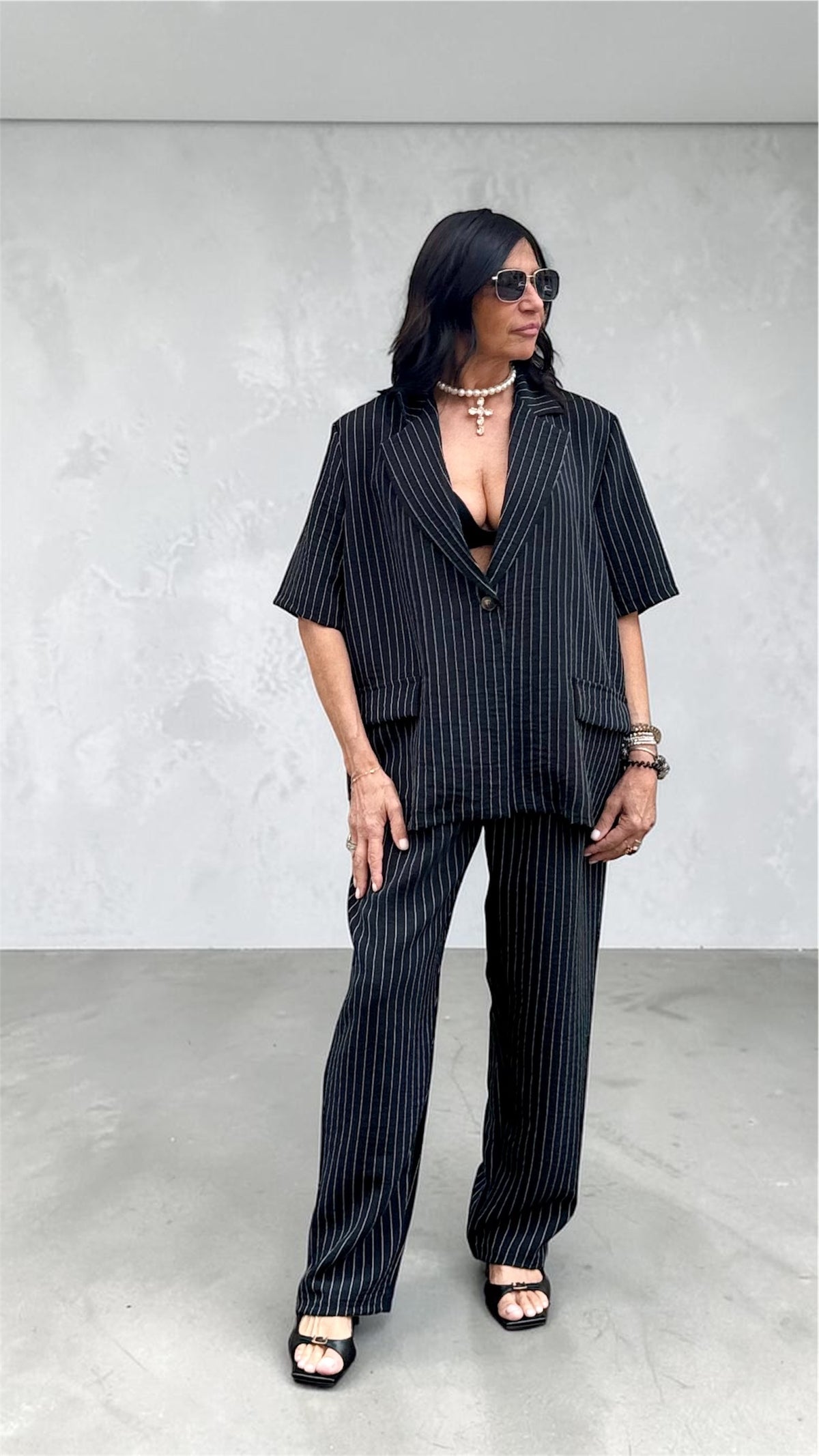 TAILLEUR GESSATO NERO