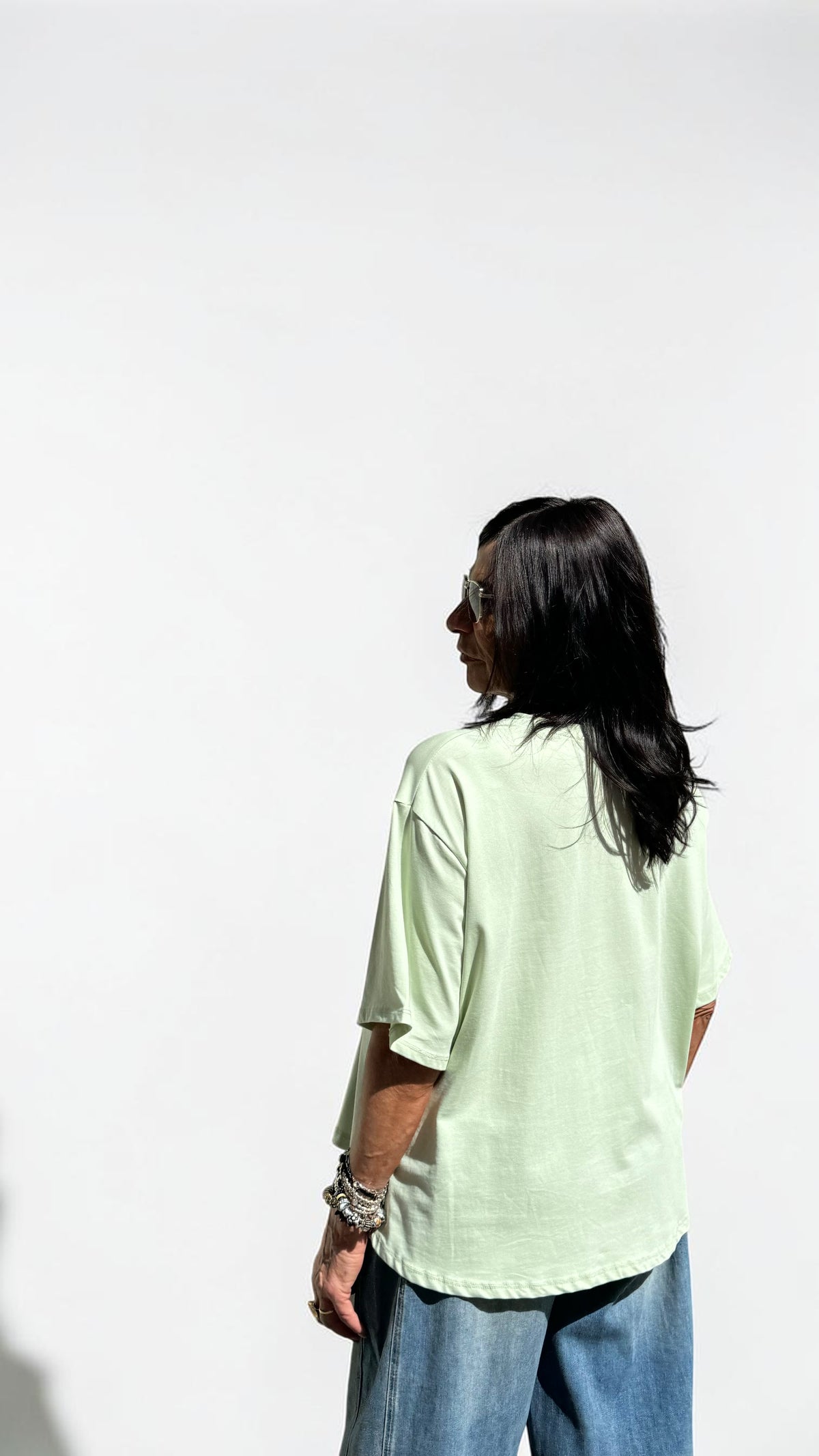 T-SHIRT EVELIN VERDE ACQUA