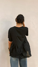 T-SHIRT VOLANT NERA