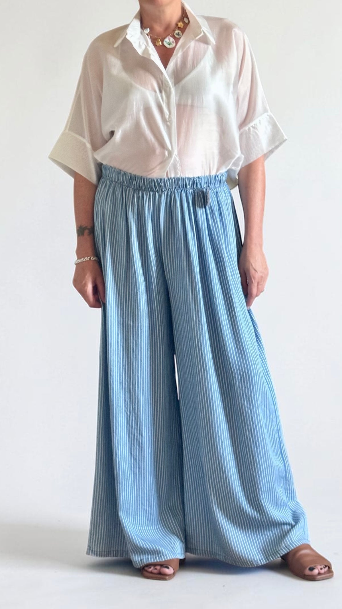 PANTALONE RIGA FINA